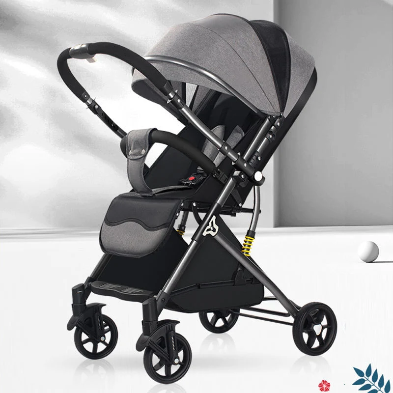 Folding Strollers Can Sit Lying Flat Two-Way Pocket Baby Stroller